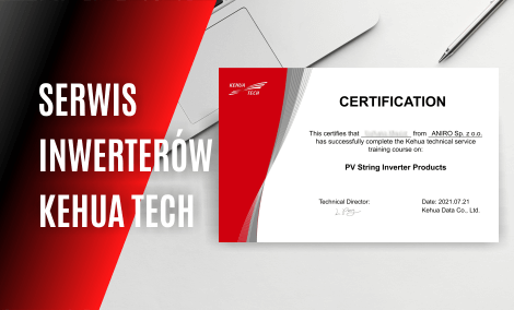 Obsługa techniczna i serwisowa inwerterów Kehua Tech