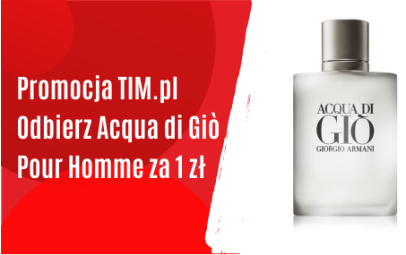 Woda toaletowa Giorgio Armani dla Ciebie za 1 zł – ZAKOŃCZONA