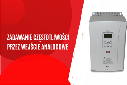 Zadawanie częstotliwości falownika przez wejścia analogowe