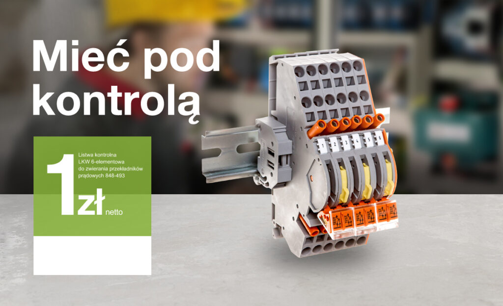 Listwa kontrolna WAGO za 1 zł w TIM.pl